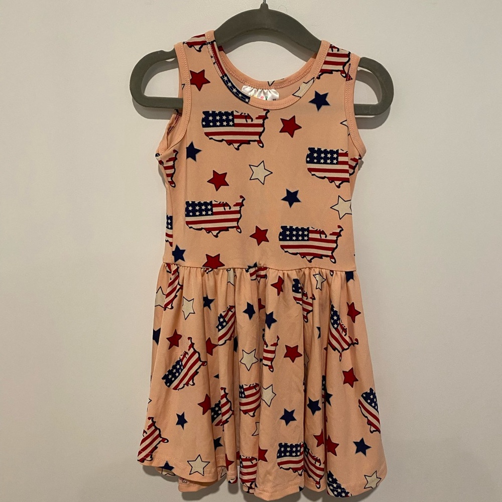 Dot Dot Smile Patriotic 4th of July Dress
